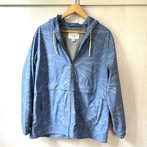 Weatherproof Vintage Ladies' Rain Slicker Riverside Hooded Windbreaker Jacket L